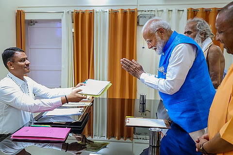 PM Modi's files nomination papers in Varanasi